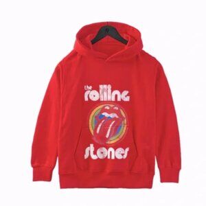RS No. 9 Carbany St. - Retro Stones Kids Sweatshirt Hoodie Tongue | 10-12 | Red